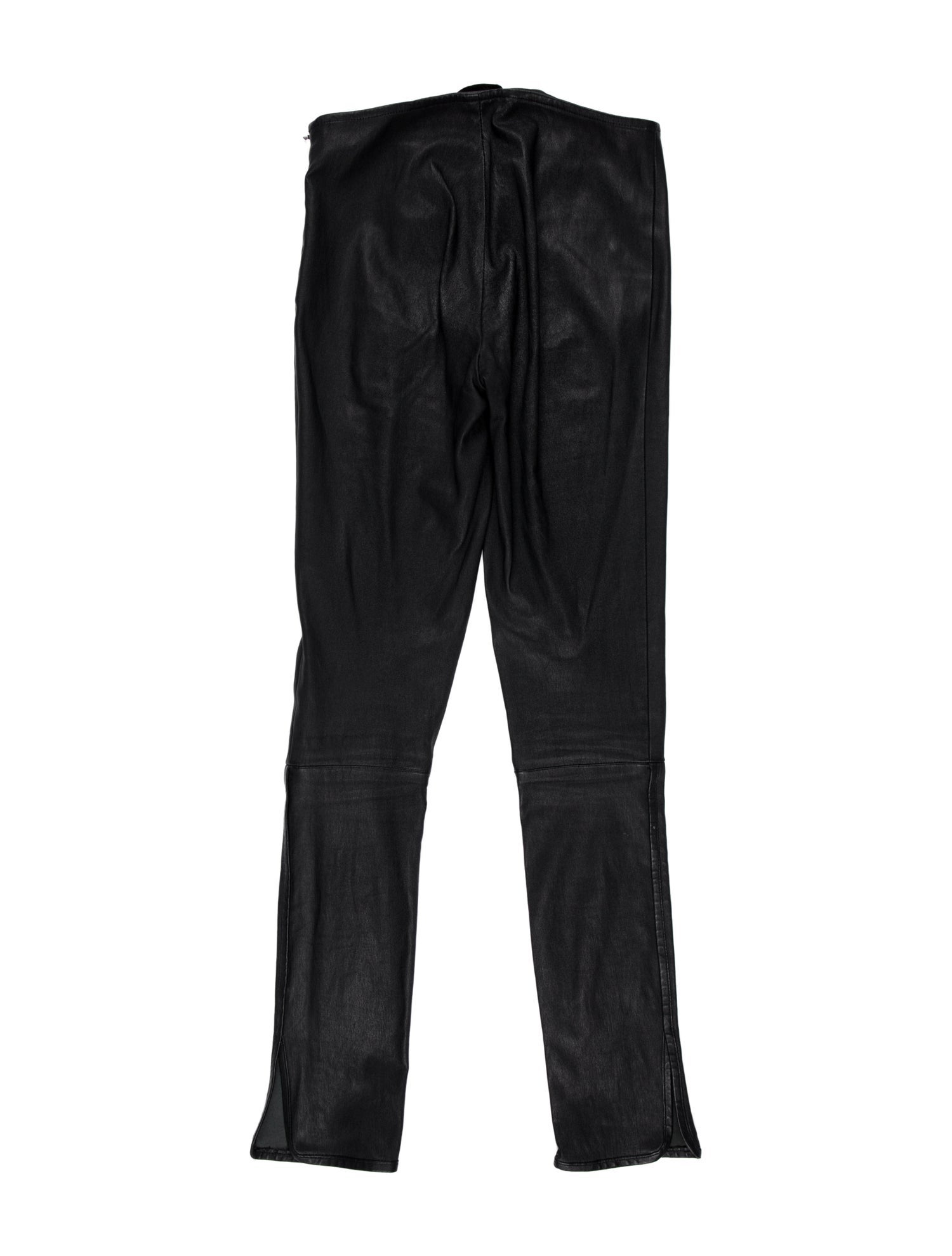 The Row Leather Skinny Leg Pants