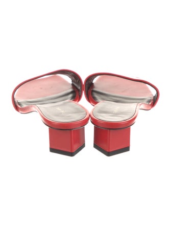 The Row Leather Slides