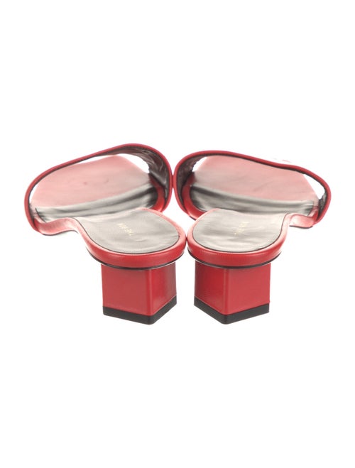 The Row Leather Slides