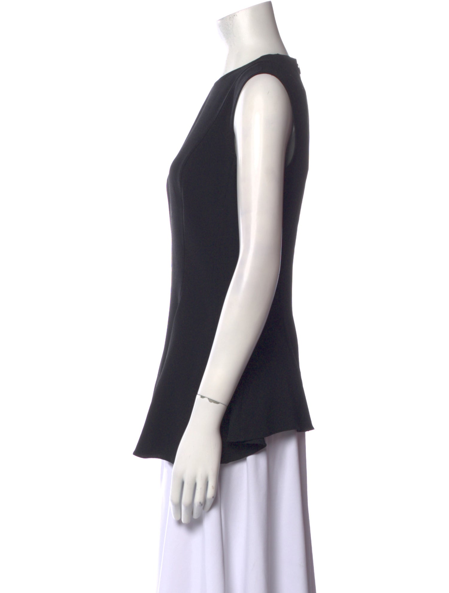 The Row Virgin Wool Crew Neck Top