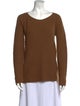 The Row Cashmere Scoop Neck Sweater