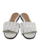 The Row Leather Slides