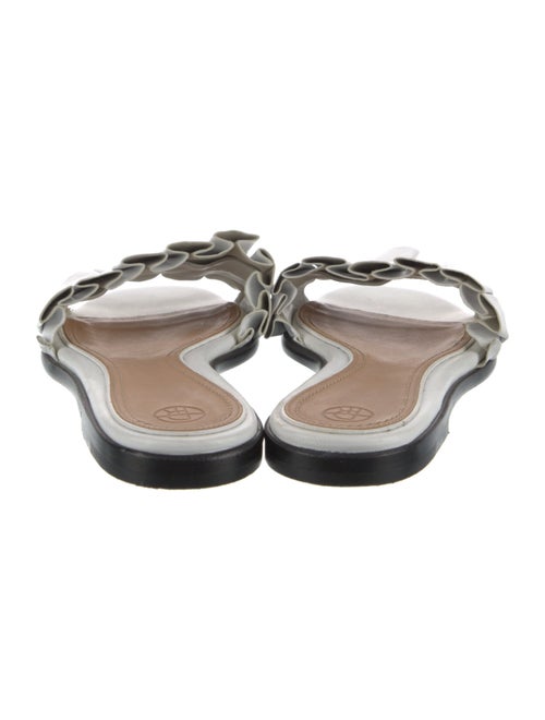 The Row Leather Slides