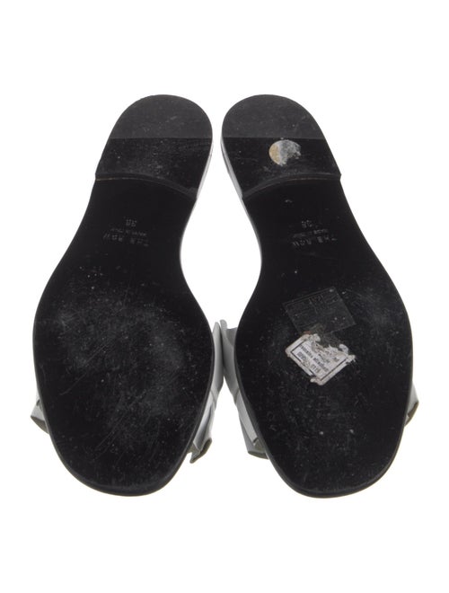 The Row Leather Slides