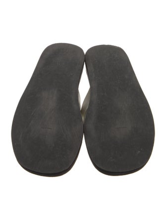 The Row Ginza Leather Flip Flops