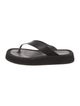 The Row Ginza Leather Flip Flops