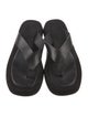 The Row Ginza Leather Flip Flops