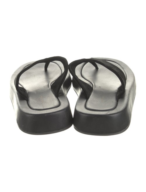 The Row Velvet Slides