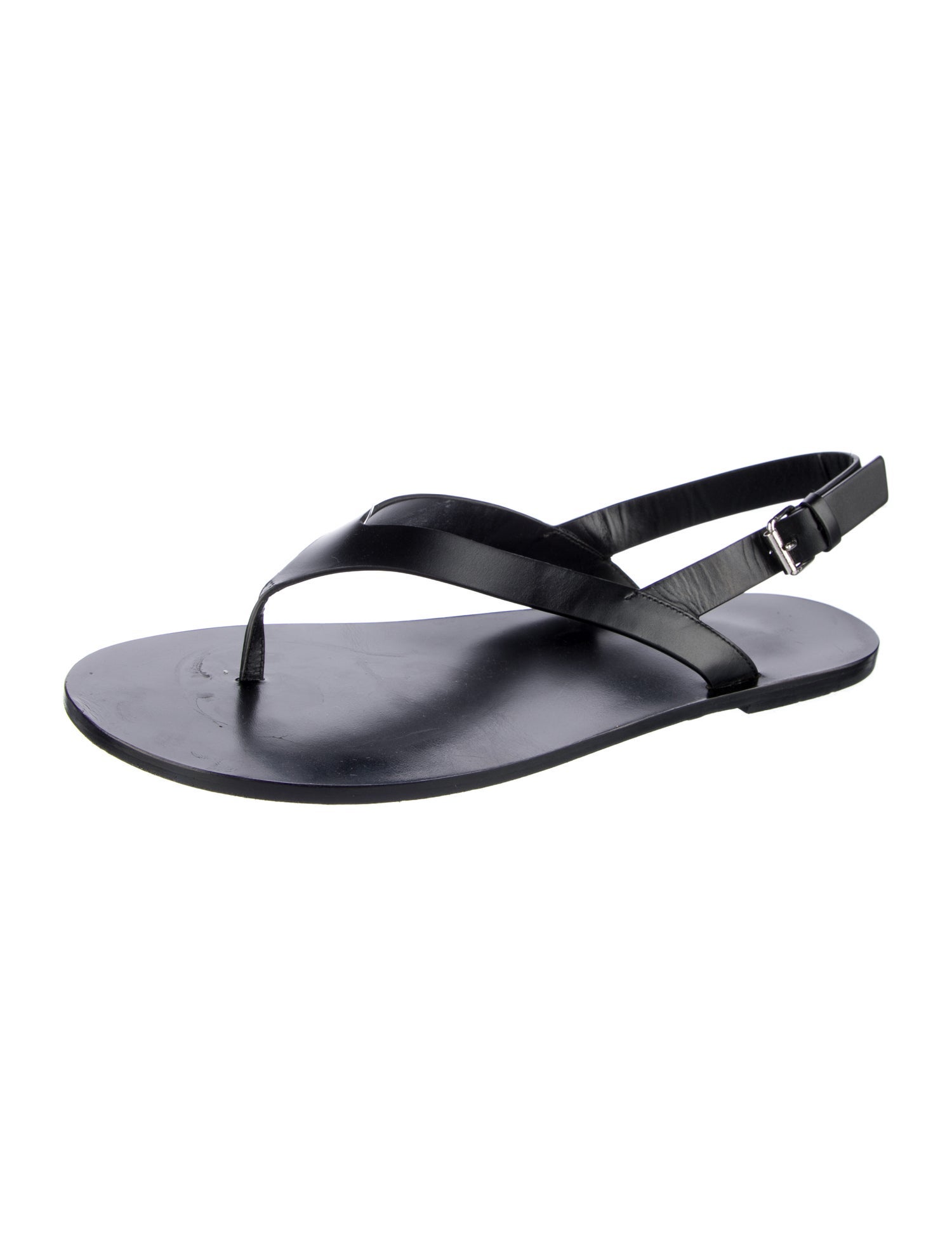 The Row Hiking Leather Slingback Sandals