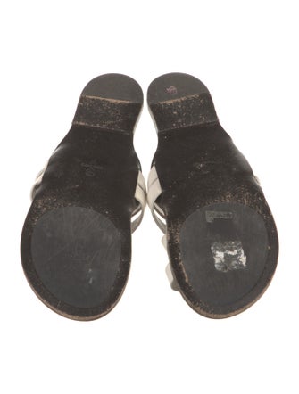 The Row Kris Leather Slides