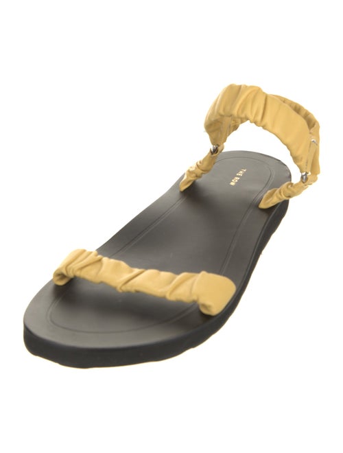 The Row Egon Leather Slingback Sandals