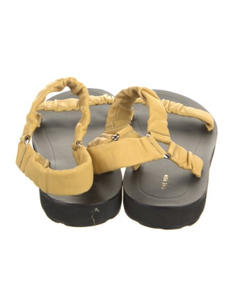 The Row Egon Leather Slingback Sandals