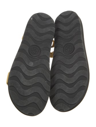 The Row Egon Leather Slingback Sandals