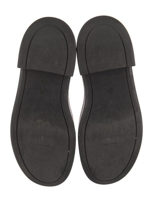 The Row Zipped 1 Leather Combat Boots