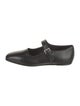 The Row Ava Leather Mary Jane Flats