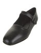 The Row Ava Leather Mary Jane Flats