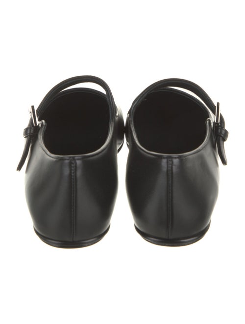 The Row Ava Leather Mary Jane Flats