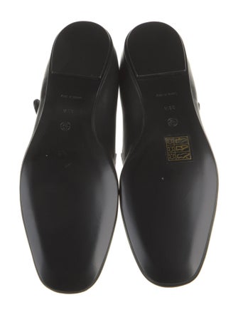 The Row Ava Leather Mary Jane Flats
