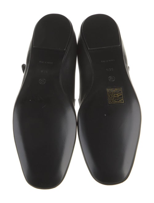 The Row Ava Leather Mary Jane Flats