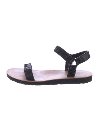 The Row Egon Leather Slingback Sandals