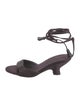 The Row Charlotte Satin Gladiator Sandals