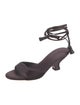 The Row Charlotte Satin Gladiator Sandals