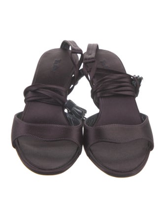 The Row Charlotte Satin Gladiator Sandals