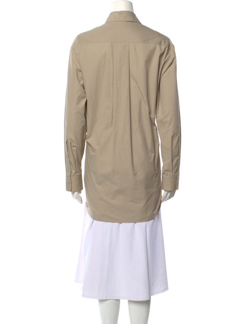 The Row 'Brant' Long Sleeve Button-Up Top