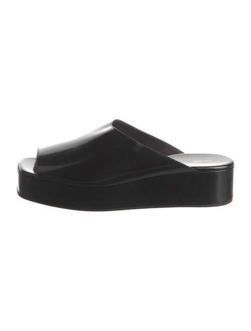 The Row Emi Leather Slides