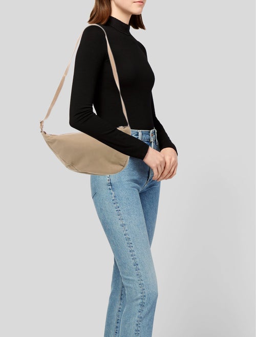 The Row Canvas Slouchy Crossbody Large