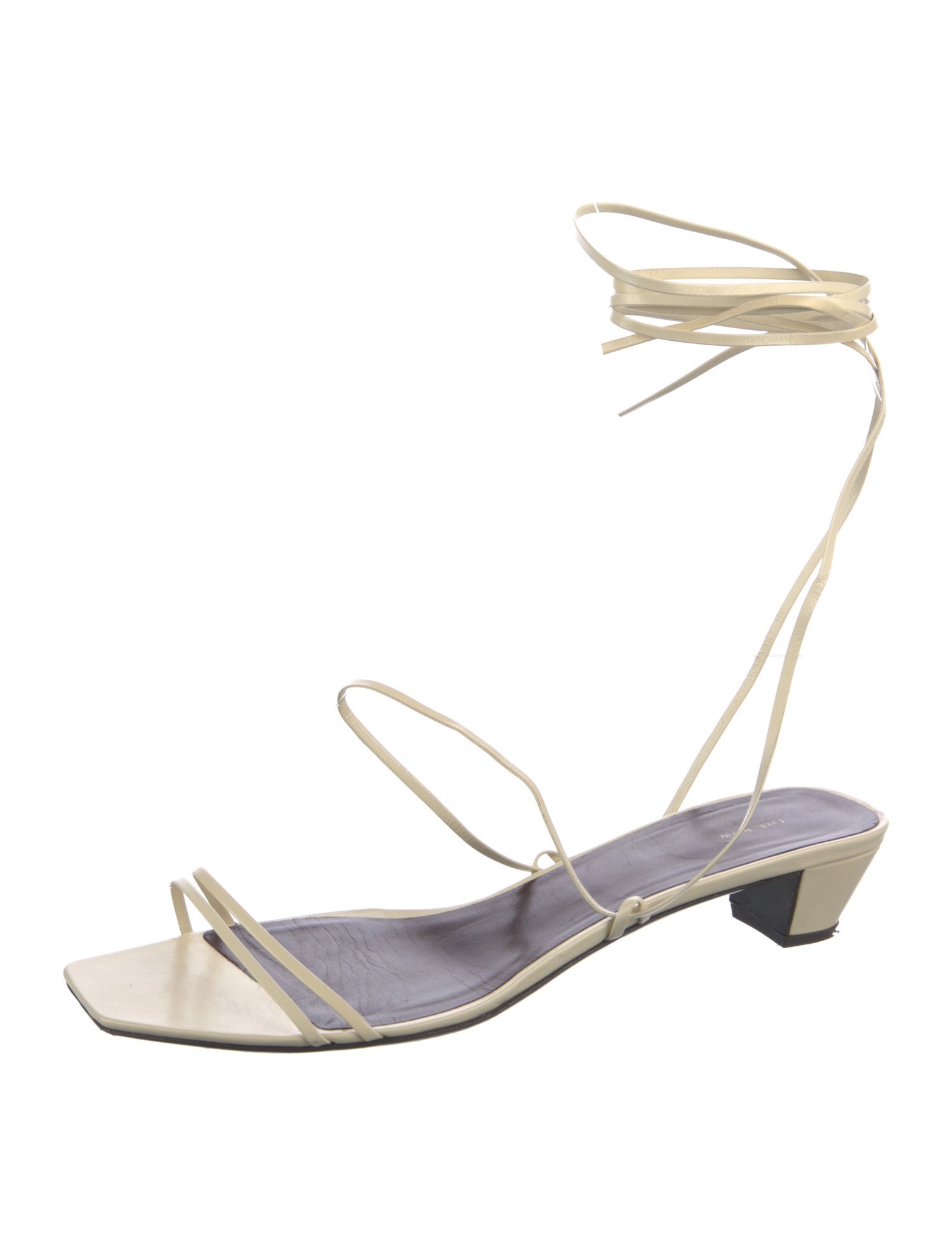 The Row Leather Slingback Sandals