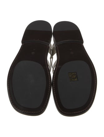 The Row Pablo Suede Gladiator Sandals