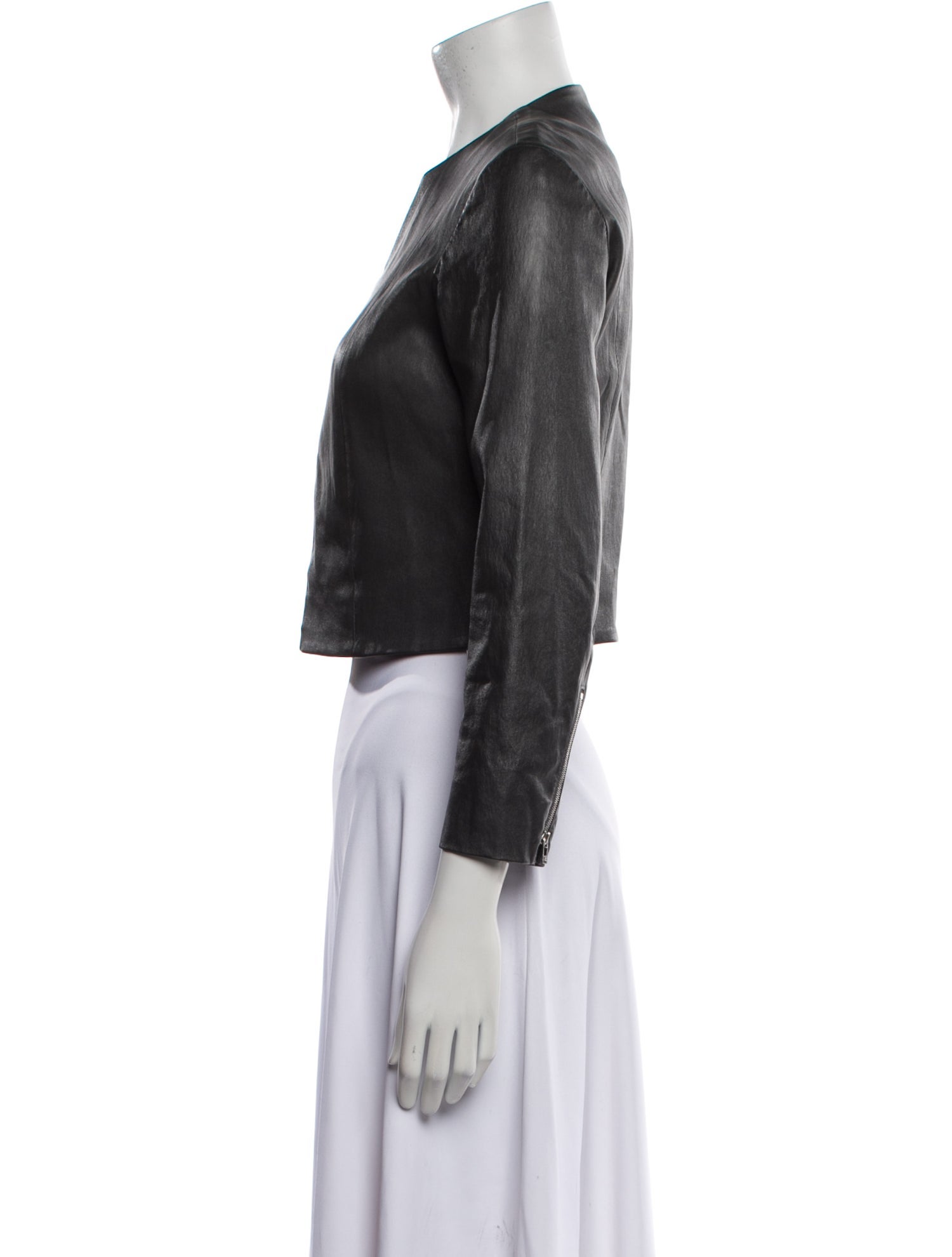 The Row Leather Evening Jacket