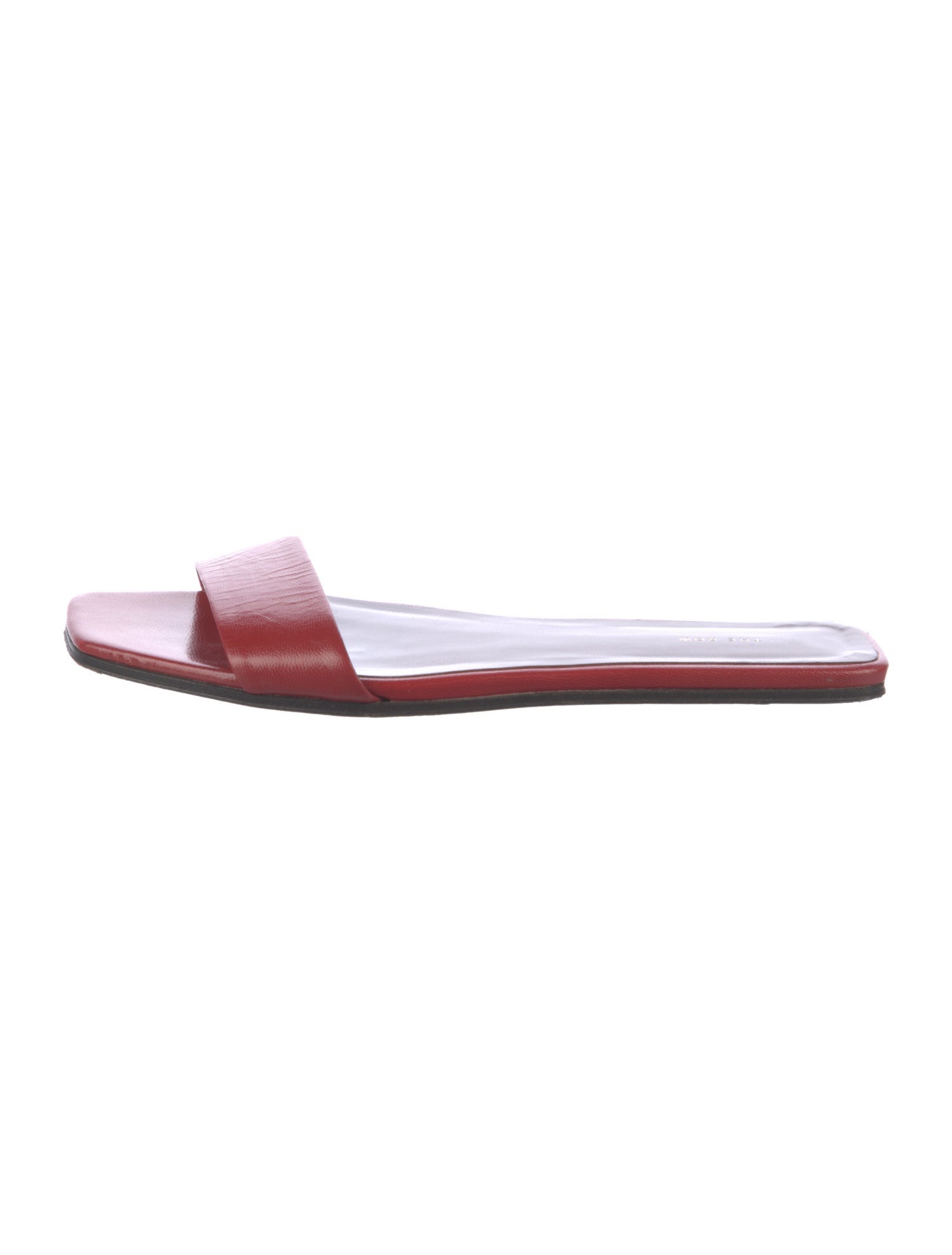 The Row Leather Slides