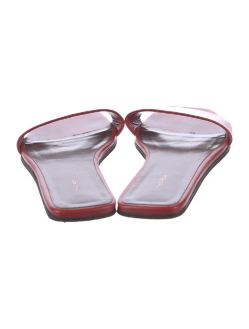 The Row Leather Slides