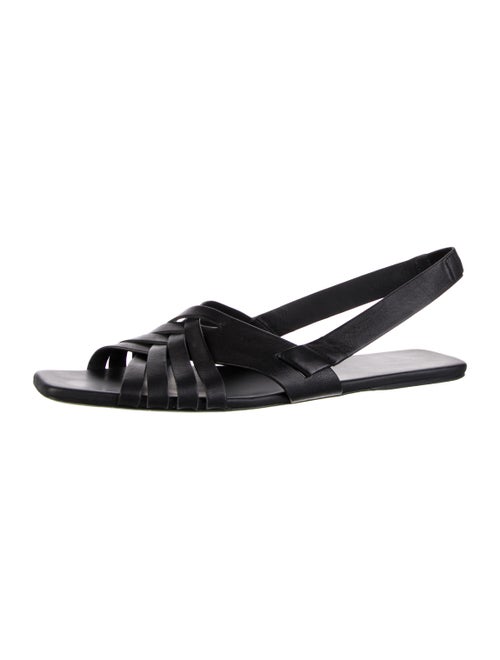 The Row Leather Slingback Sandals