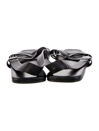 The Row Leather Slingback Sandals