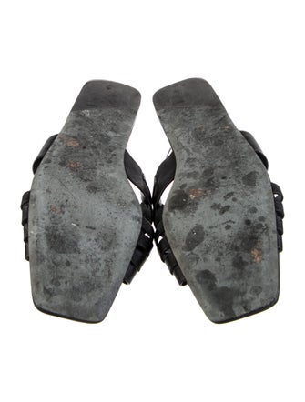 The Row Leather Slingback Sandals