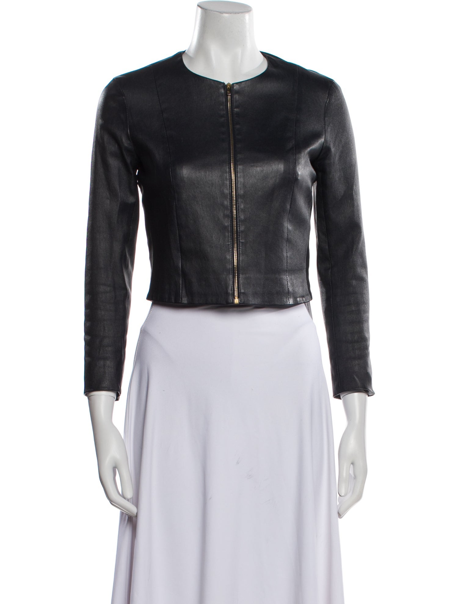 The Row Leather Biker Jacket