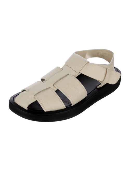 The Row Leather Slingback Sandals