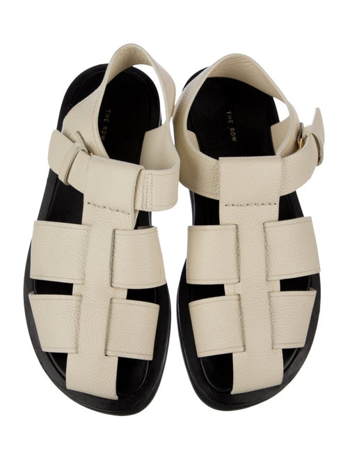 The Row Leather Slingback Sandals