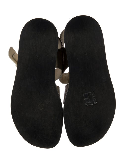 The Row Leather Slingback Sandals