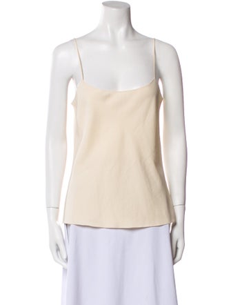 The Row Square Neckline Sleeveless Top