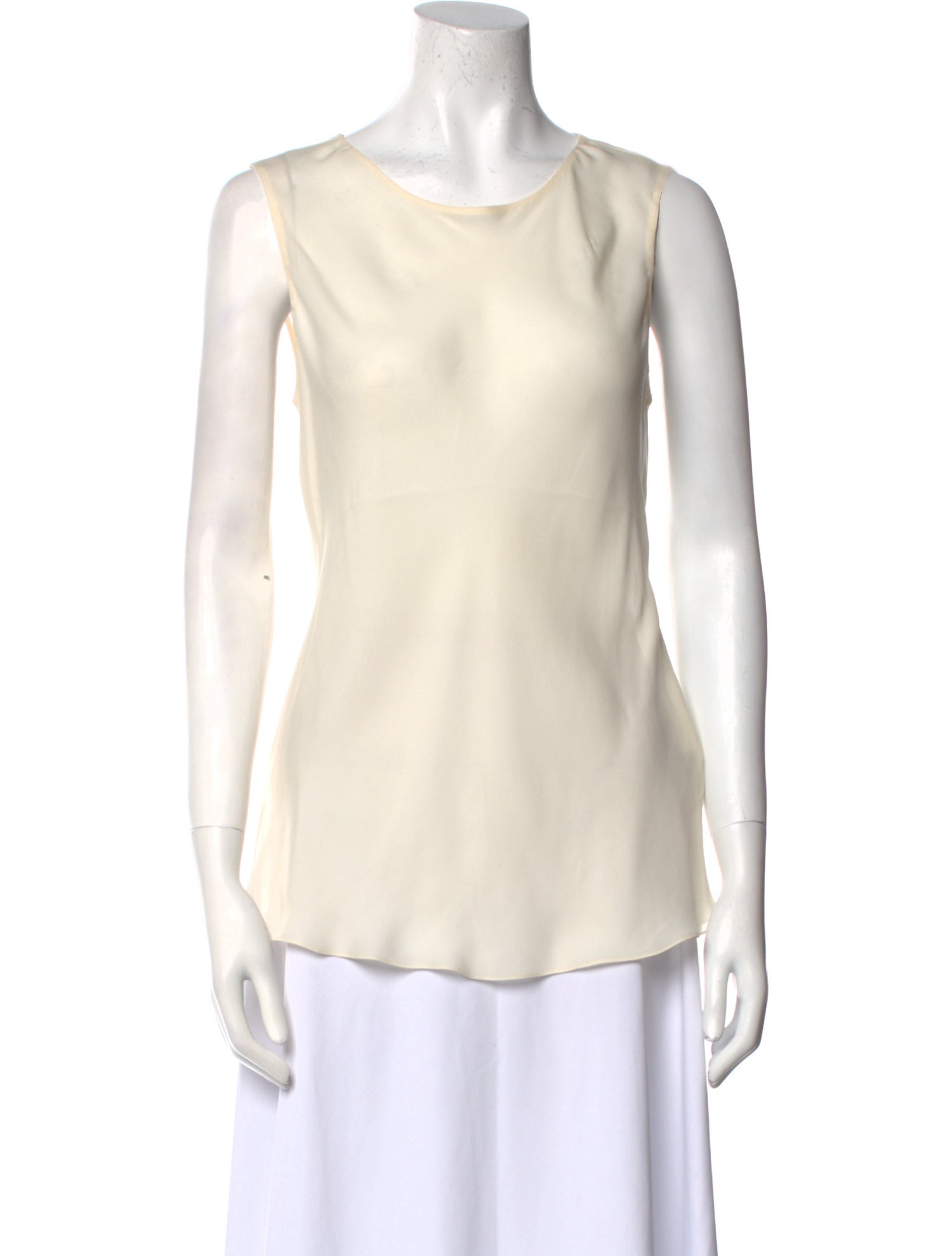 The Row Silk Scoop Neck Top w/ Tags