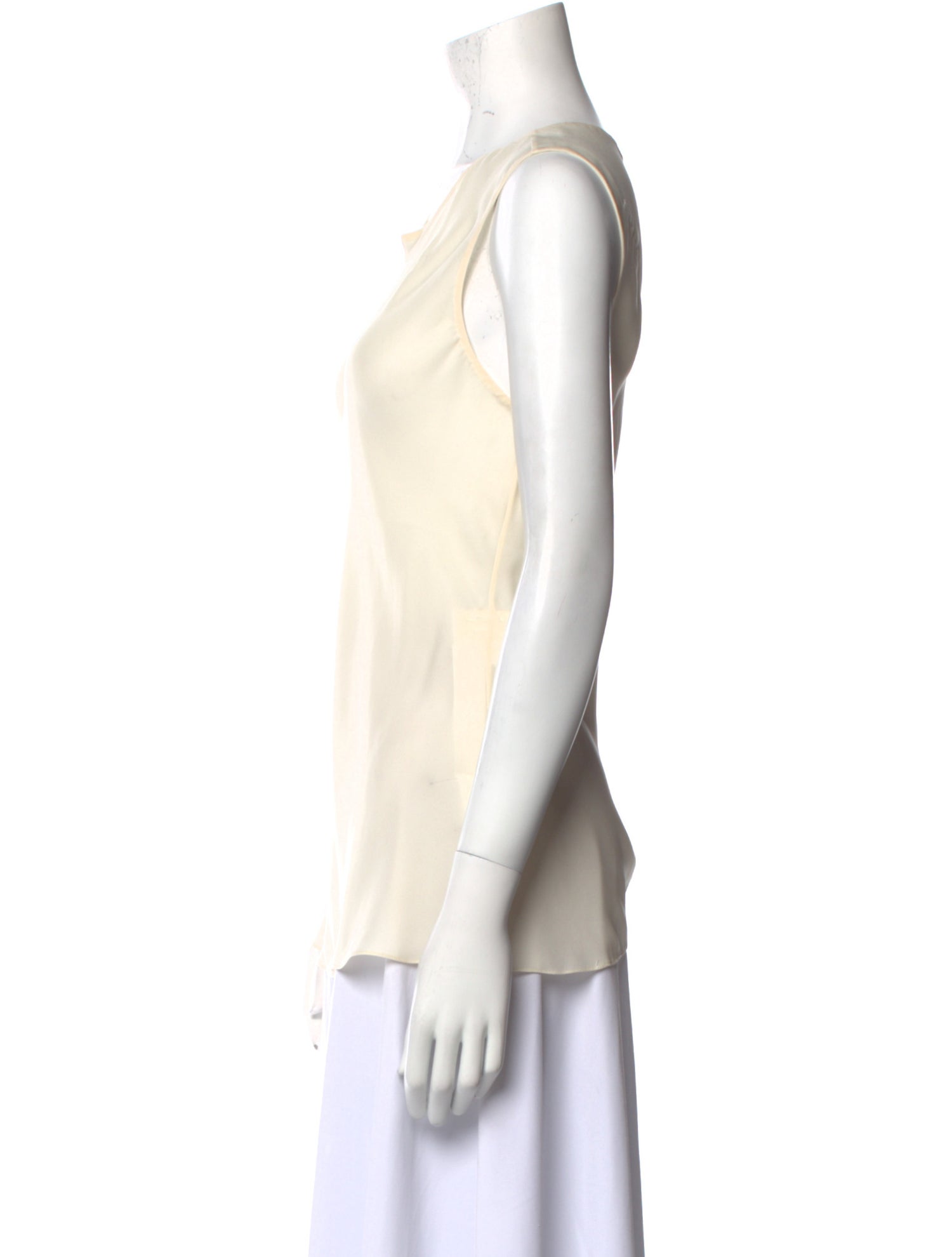 The Row Silk Scoop Neck Top w/ Tags