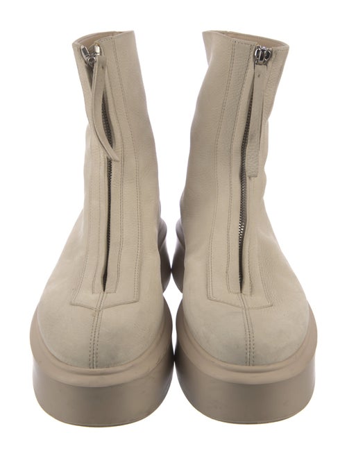 The Row Zipped 1 Leather Boots