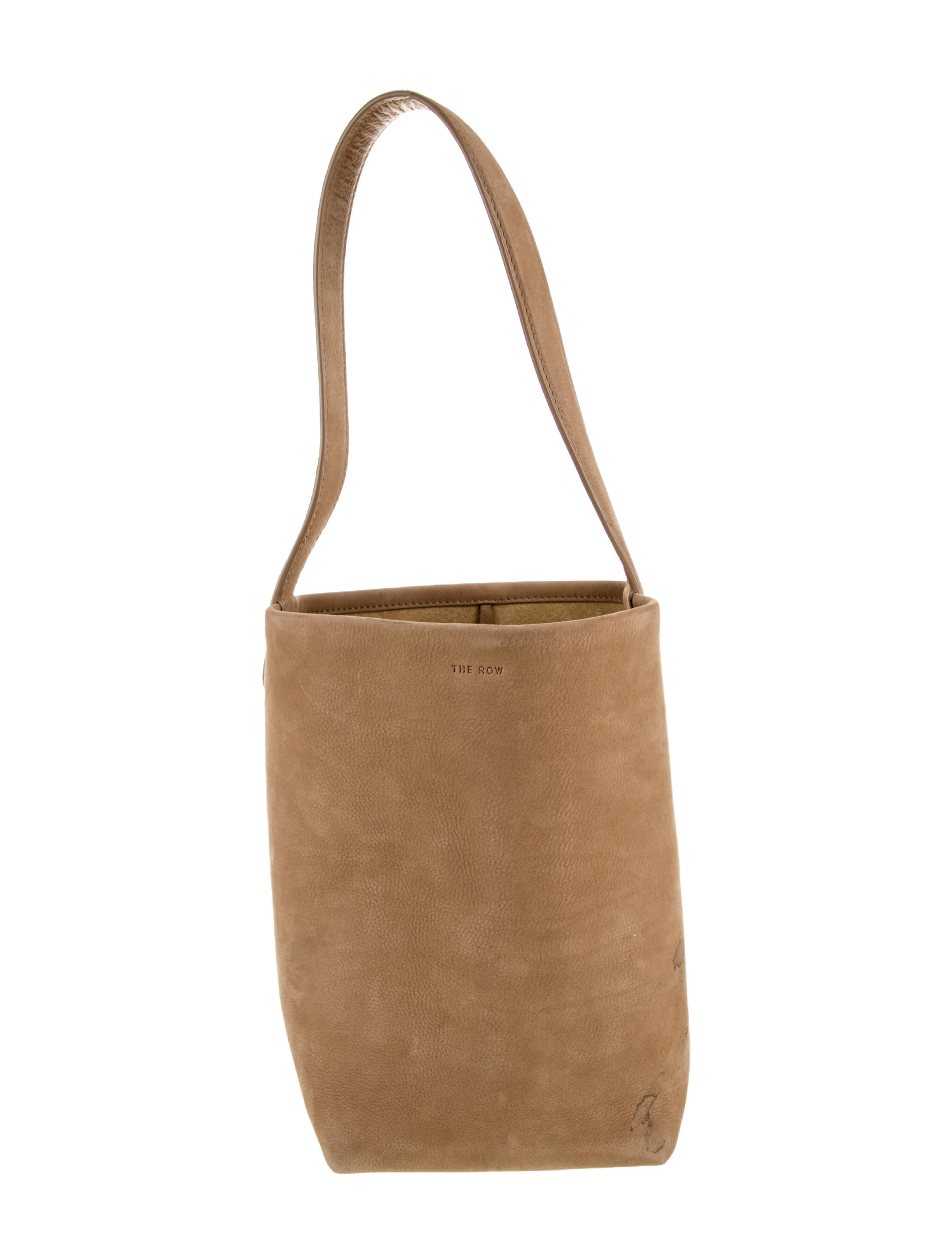 The Row Suede N/S Park Tote Small