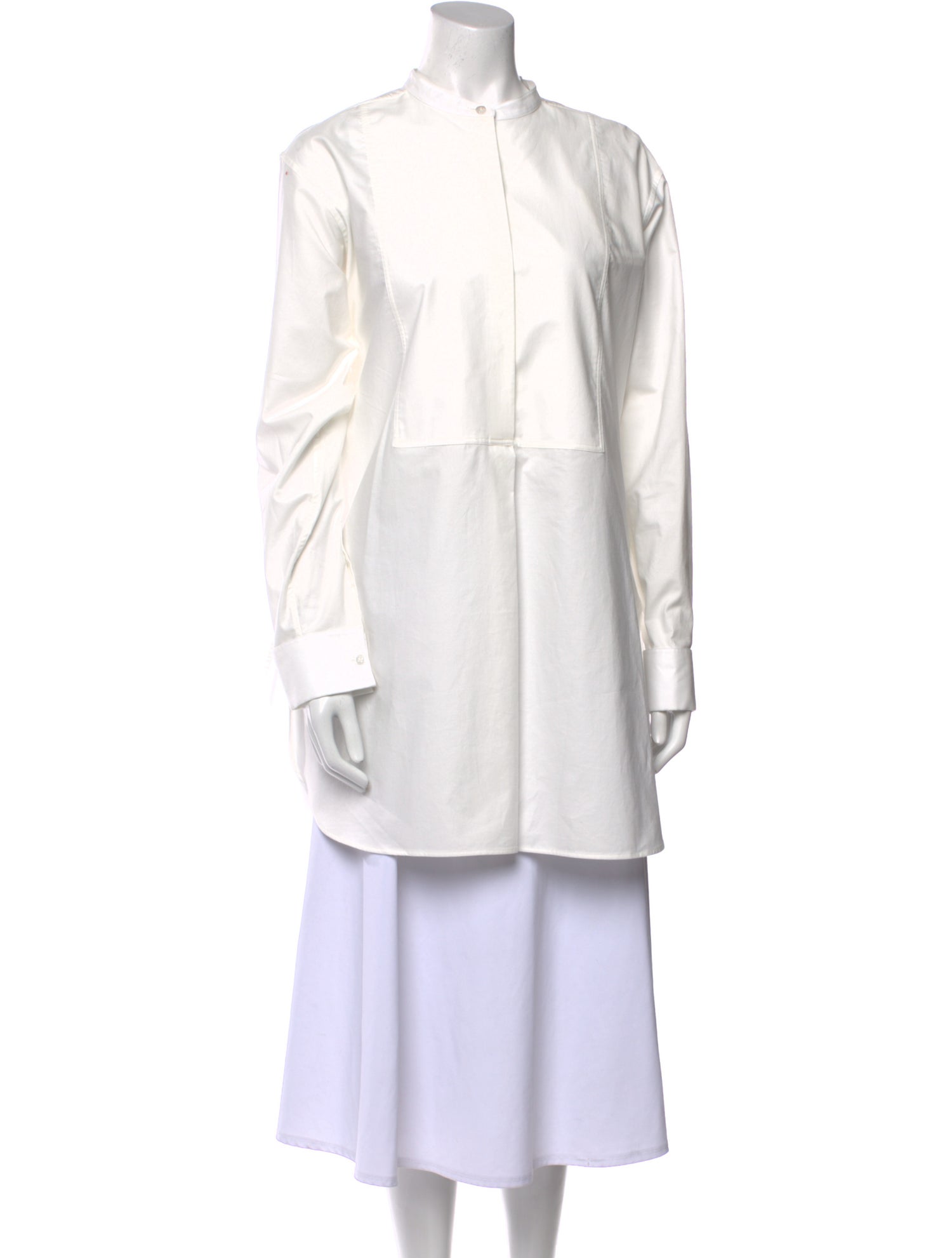 The Row Mock Neck Long Sleeve Tunic