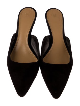 The Row Suede Mules