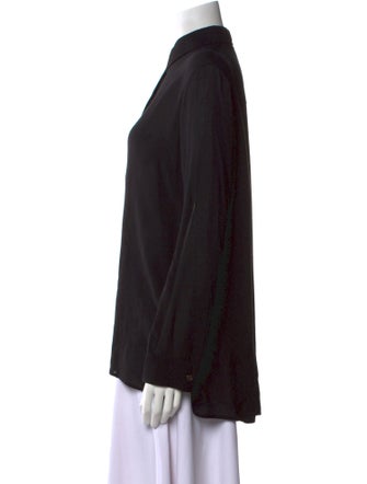 The Row Long Sleeve Button-Up Top